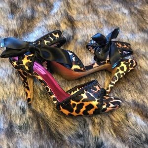 Cheetah print stilettos